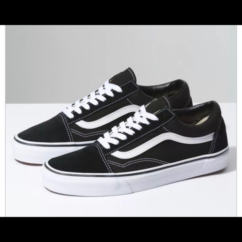 NWT in box black and white vans